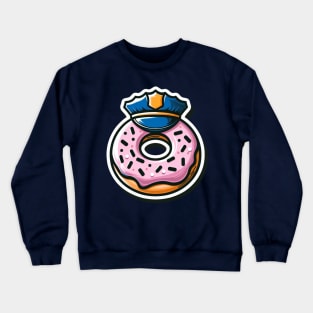 Police Donut Crewneck Sweatshirt